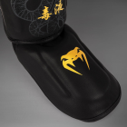 Протектори за крака - Venum Serpenti Shinguards - Black/Silver/Gold​